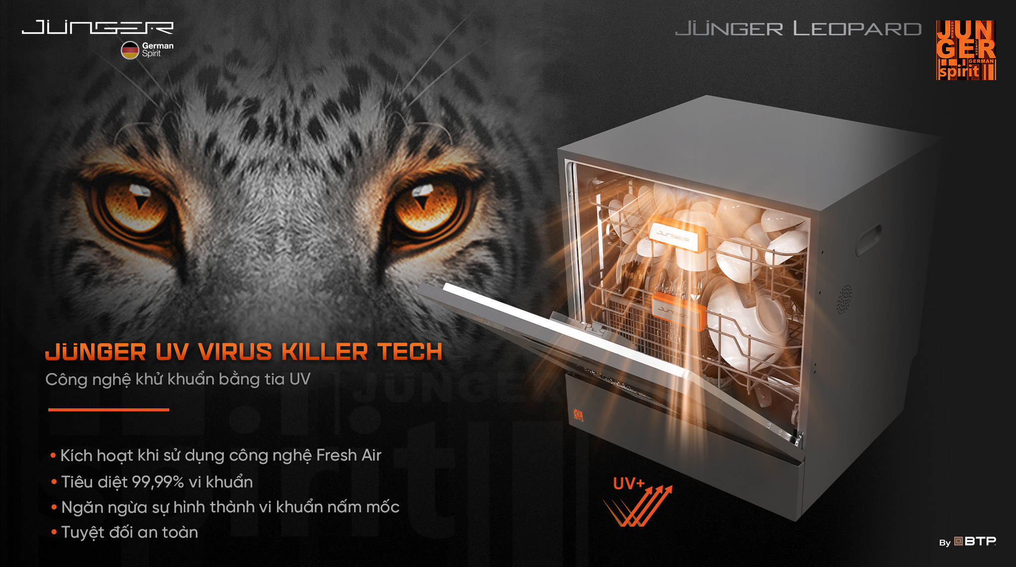 Máy rửa bát Junger Leopard DWJ-103 . ' - ' . $key